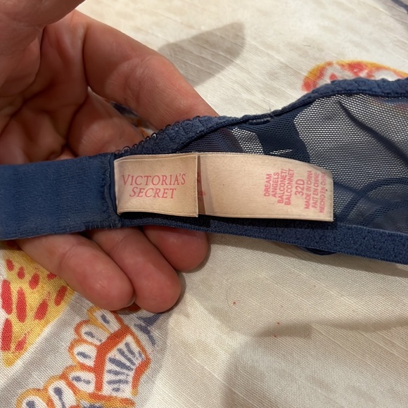 Victoria’s Secret blue Dream Angels Balconet Bra 32D - Picture 5 of 7